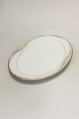 Royal Copenhagen Stel nr. 117 Art Nouveau med gulddekoration Serving Platter