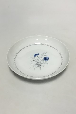 Bing & Grøndahl Hvid Demeter / Kornblomst Suppetallerken No. 22