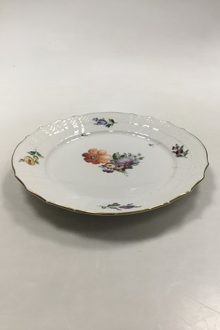 Royal Copenhagen Saksisk Blomst Let Frokosttallerken No 493/1630