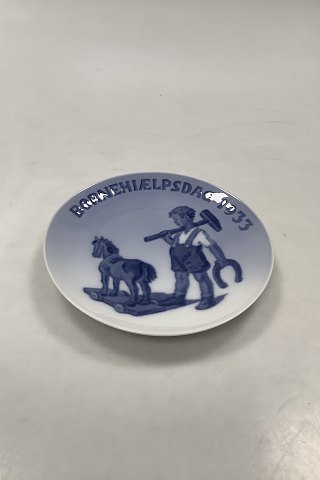 Royal Copenhagen Børnehjælpsdags Platte fra 1933