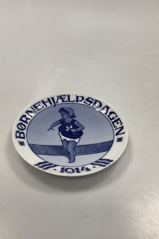 Royal Copenhagen Børnehjælpsdags Platte fra 1914