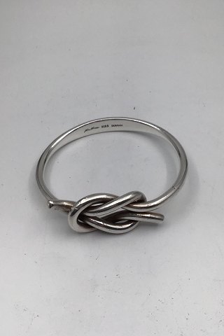 Hans Hansen Sterling Sølv Armring "Knude"