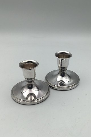 Makon Ras Scott Skotner Silver Candlesticks (2)