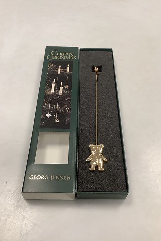 Georg Jensen Golden Christmas Lyseholder - Bamse 2003
