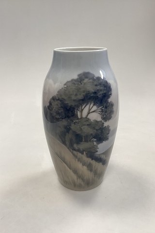 Bing og Grøndahl Art Nouveau Vase Landskab No 8528/243