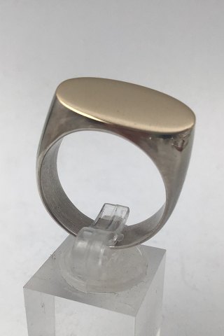 Hans Hansen Sterling Sølv / Guld Herrering