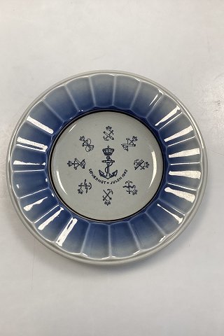 Royal Copenhagen / Aluminia Søværnets Juleplatte 1962