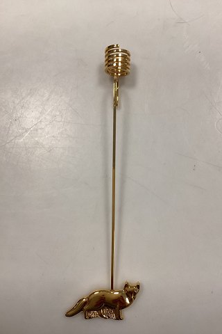 Georg Jensen Golden Christmas Lyseholder - Ræv 2002