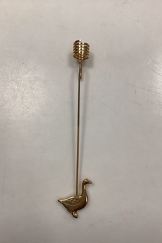 Georg Jensen Golden Christmas Lyseholder - Gås 1998