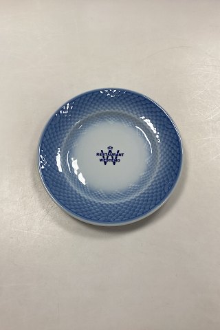 Bing og Grøndahl Blå Tone Hotel med logo Frokosttallerken No. 712