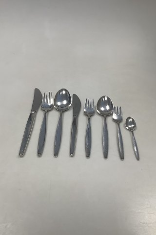 Georg Jensen Sterling Sølv Cypres Bestik Sæt af 96 dele til 12 pers.