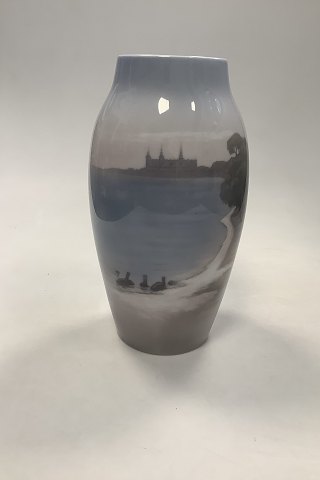 Bing and Grondahl Art Nouveau Vase No 504 - 243 with Kronborg