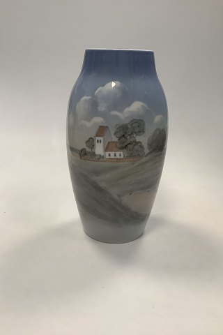 Bing og Grøndahl Art Nouveau Vase  No 547 - 5243 med Kirke