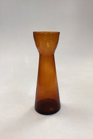 Amber Yellow Hyacinth Glass Holmegaard / Kastrup /Fyens Glass Works
