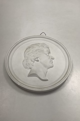 Royal Copenhagen Bisquit Platte med motiv af Thorvaldsen