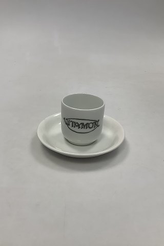 Porcelænsfabrik Norden / Bing og Grøndahl Reklame Mokka Kop for Vitamon