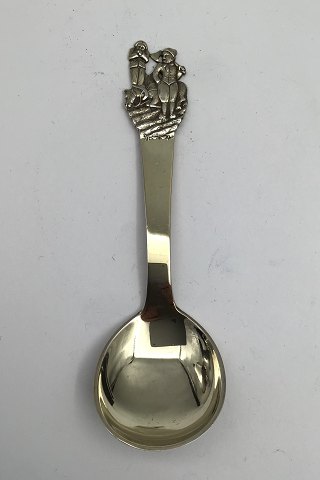 H.C. Andersen Eventyr Barneske i Sølv. Lille Claus og Store Claus
