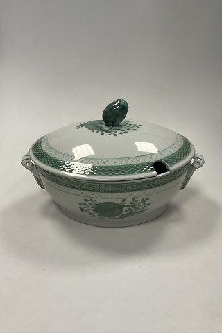 Royal Copenhagen Grøn Tranquebar Oval Terrin No. 920