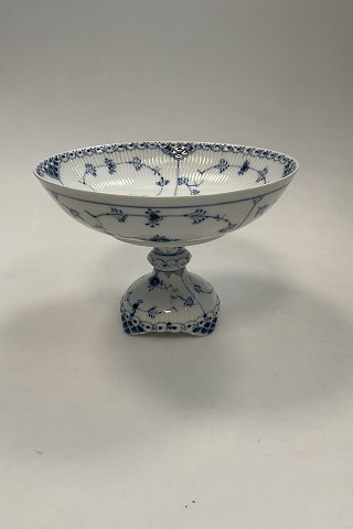 Royal Copenhagen Musselmalet Halvblonde skål på høj fod No. 513