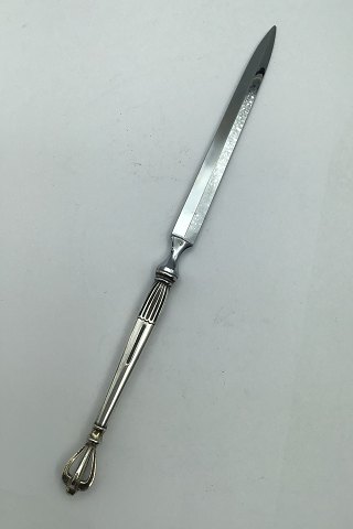 W&S Sørensen Sterling Sølv Krone Brevkniv