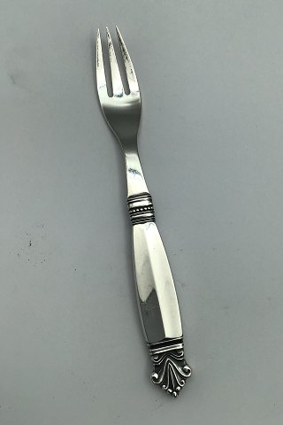 Georg Jensen Sterling Sølv Dronning Frugtgaffel No. 71