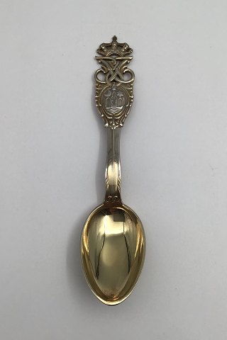 Anton Michelsen Mindeske Forgyldt Sterling Sølv 1909