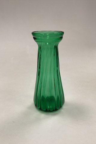Flaskegrøn Blomsterløg Vase Holmegaard / Kastrup / Fyens Glasværk

