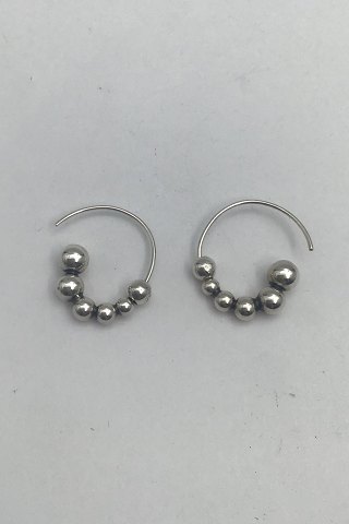 Georg Jensen Sterling Sølv Øreringe Moonlight Grapes (No. 551L)