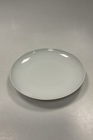 Bing og Grøndahl middagstallerken i hvid uden dekoration No. 325