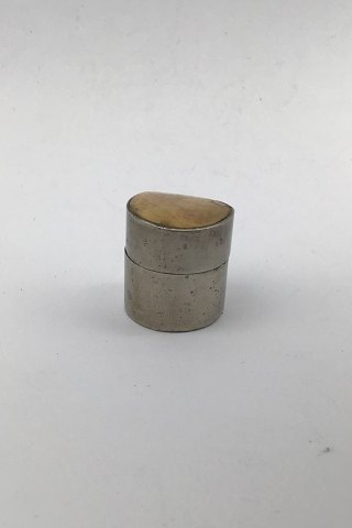 Umærket Sølv Pilleæske (Etui)