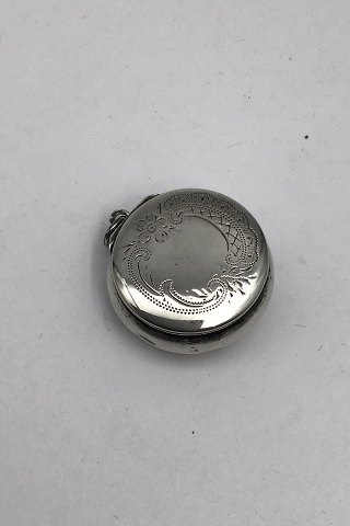 Dansk ? Sølv Pilleæske (Vedhæng)