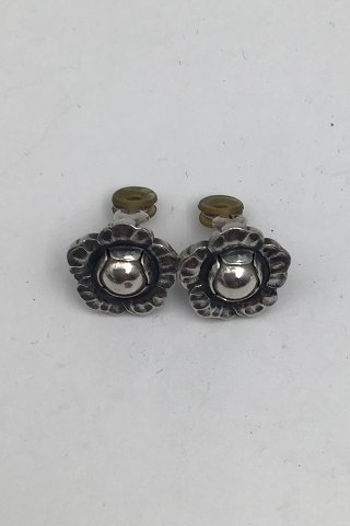 Georg Jensen Sterling Sølv Øreclips Årssmykke 2002