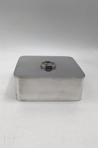 Georg Jensen Sterling Sølv Lågboks No. 969 Sigvard Bernadotte
