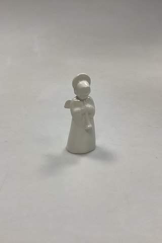 Royal Copenhagen Blanc de Chine Engel med horn