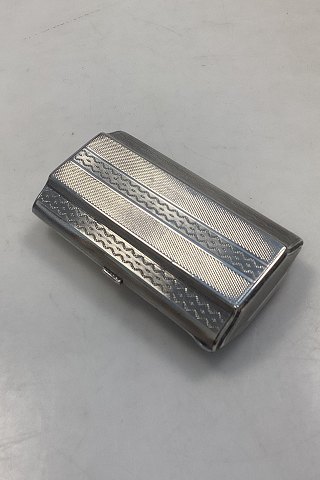 Dansk Antik Cigaretetui i Sterling Sølv
