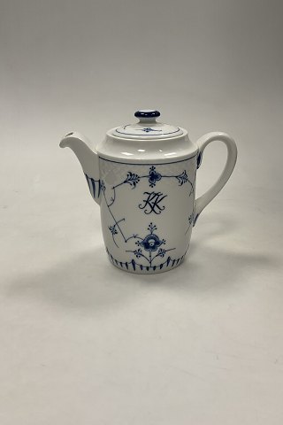 Bing og Grøndahl Blåmalet Musselmalet Kaffekande med logo No. 1051