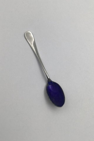 A Michelsen Sterling Sølv Ida Saltske (Blå emalje)