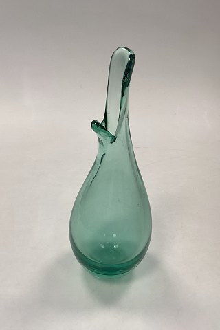 Holmegaard Duckling / Næb-Vase af grønt glas