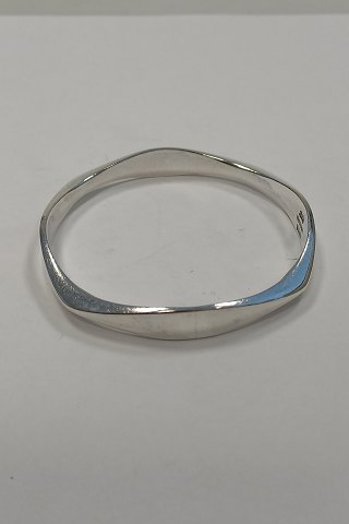 Brdr. Bjerring Kvadratformet Armring i Sterling Sølv