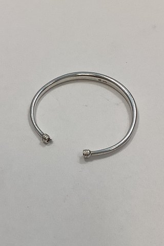 Moderne åben Armring i Sterling Sølv