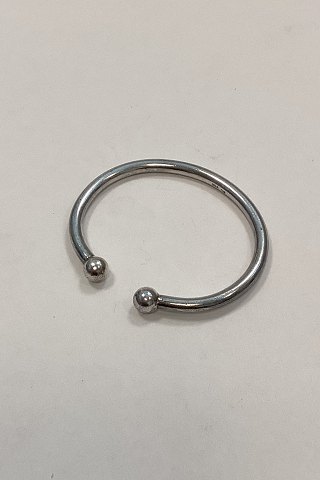 Ole Jacobsen Moderne åben Armring i Sterling Sølv