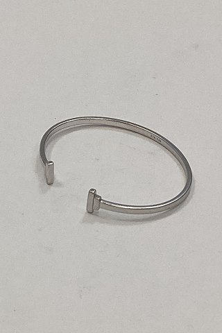 BES Moderne åben Armring i Sterling Sølv