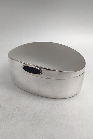 Hans Hansen Sterling Sølv Oval Bonbonniere (KGH 1985 53/100)