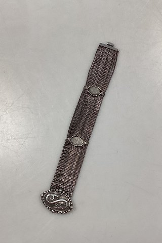 Armbånd i Sterling Sølv med ornamentik
