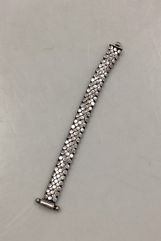 Sterling Sølv Armbånd med tæt ornamentik