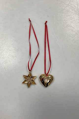 Georg Jensen Christmas Collectibles Julepynt 2010 - Hjerte og Stjerne