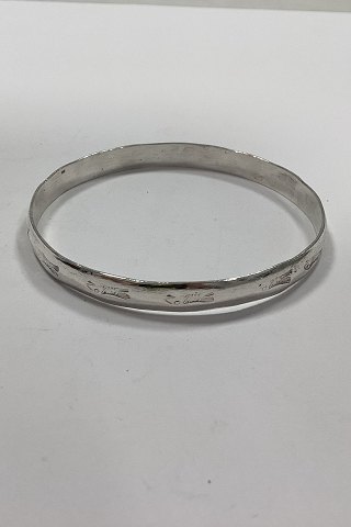 Moderne Armring i Sølv med fiskemotiver