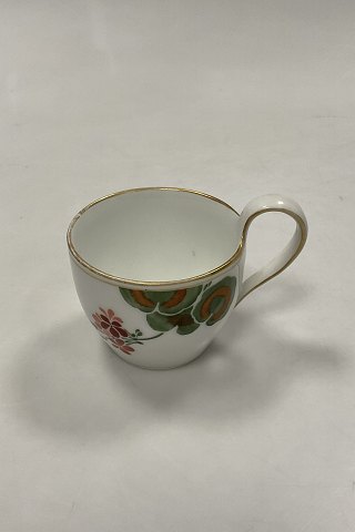 Royal Copenhagen Art Nouveau Stel No. 225 Pelargonie Høj Hanks kop uden 
underskål No. 9113