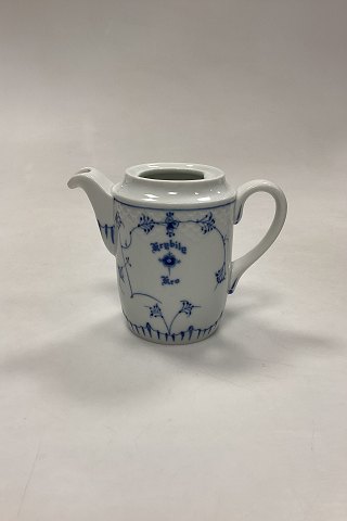 Bing og Grøndahl Blåmalet Musselmalet Hotel med Logo Kaffekande No. 820