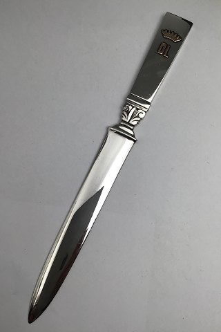 Georg Jensen & Wendel Sterling Sølv Ornamental Brevkniv